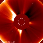 Latest LASCO C2 image of the Sun