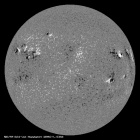 Latest SDO/HMI Magnetogram image of the Sun
