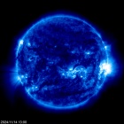 Click for time-lapse image of the sun