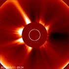 Latest LASCO C2 image of the Sun