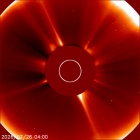 Latest LASCO C2 image of the Sun