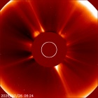 Latest LASCO C2 image of the Sun