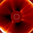 Latest LASCO C2 image of the Sun