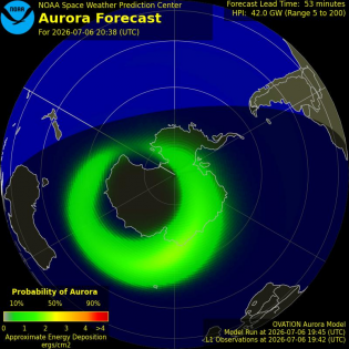 Current Southern hemispheric power input map