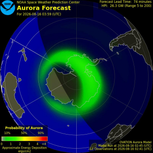 Current Southern hemispheric power input map