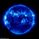 Click for time-lapse image of the sun