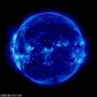 Click for time-lapse image of the sun